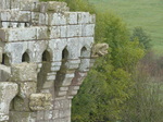 FZ009017 Gargoyles on Raglan Castle gatehouse.jpg